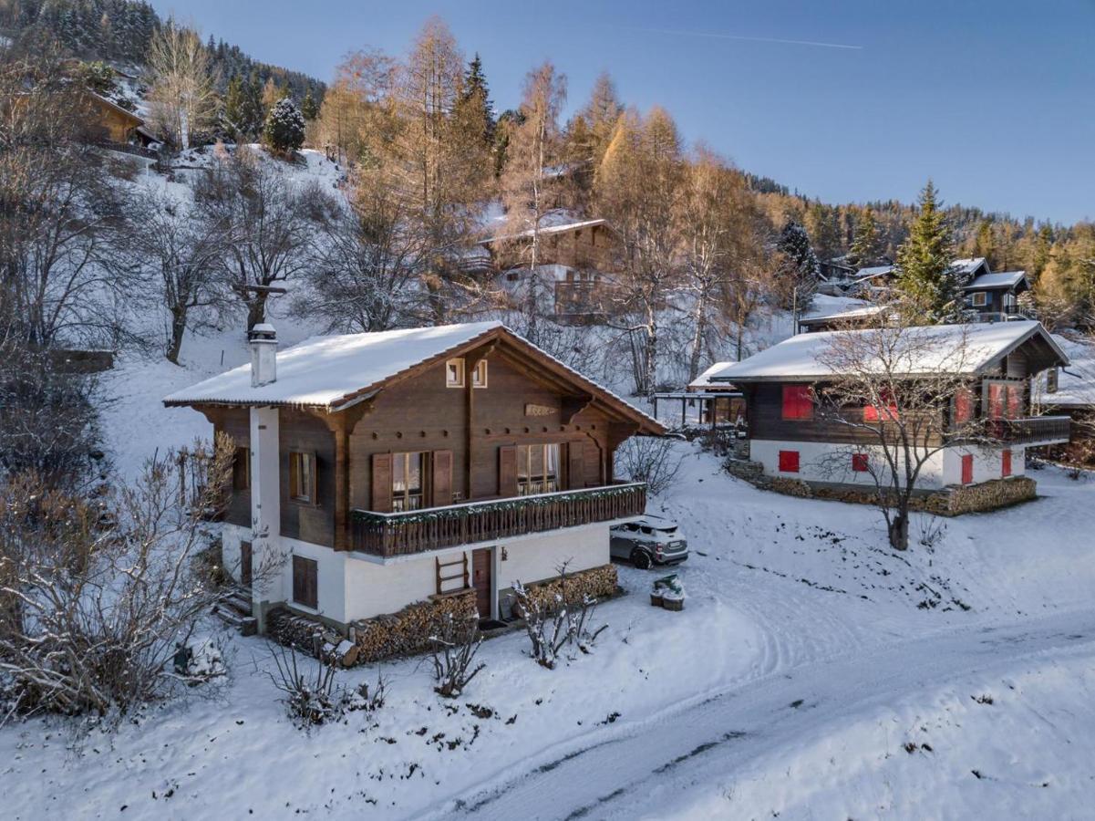 Chalet Noisette Authentic Swiss Chalet Perfect For Families La Tzoumaz Luaran gambar