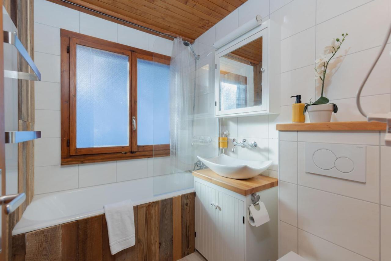 Chalet Noisette Authentic Swiss Chalet Perfect For Families La Tzoumaz Luaran gambar